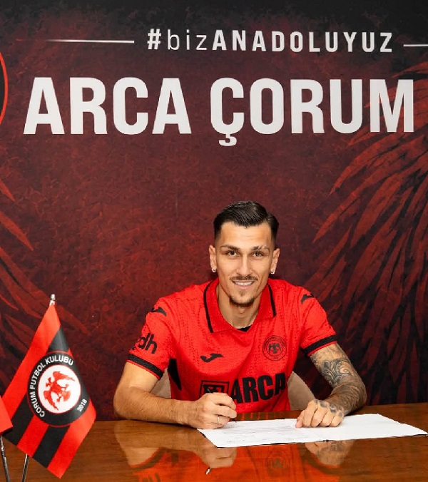 ARCA ÇORUM FK, ALEXANDROS KYZIRIDIS’İ TRANSFER ETTİ